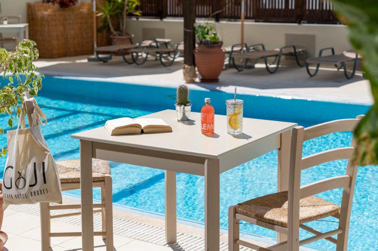 Goji Vegan Hotel Lalyssos Eksteriør billede
